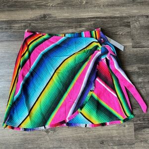 Red Dress Judith March Front Tie Skirt NWT size Large